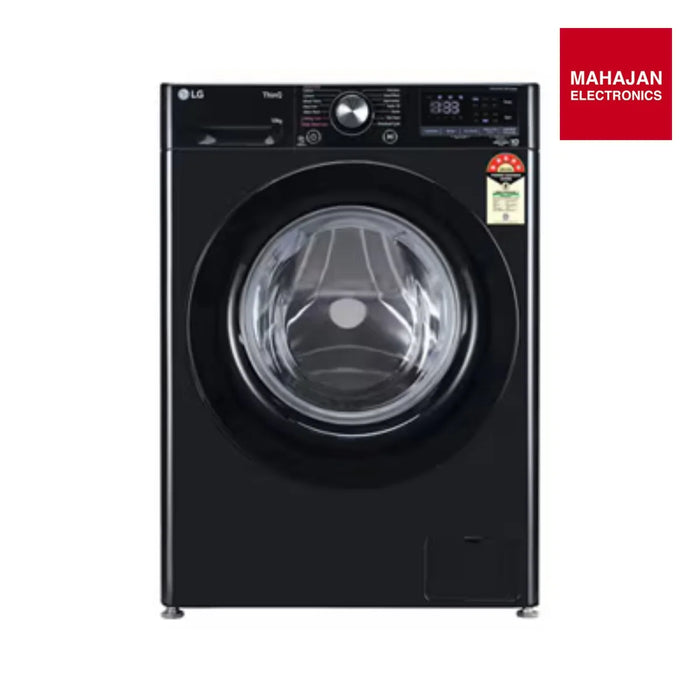 LG FHP1210Z3O 10 Kg 5 Star AI Direct Drive Front Load Washing Machine with Steam, Wi-Fi & Inbuilt Heater (Onyx Black)