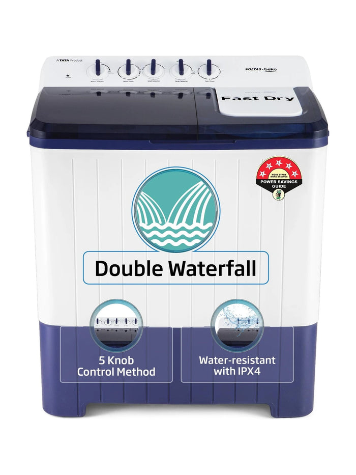 Voltas Beko 14 kg 5 Star Semi-Automatic Top Load Washing Machine