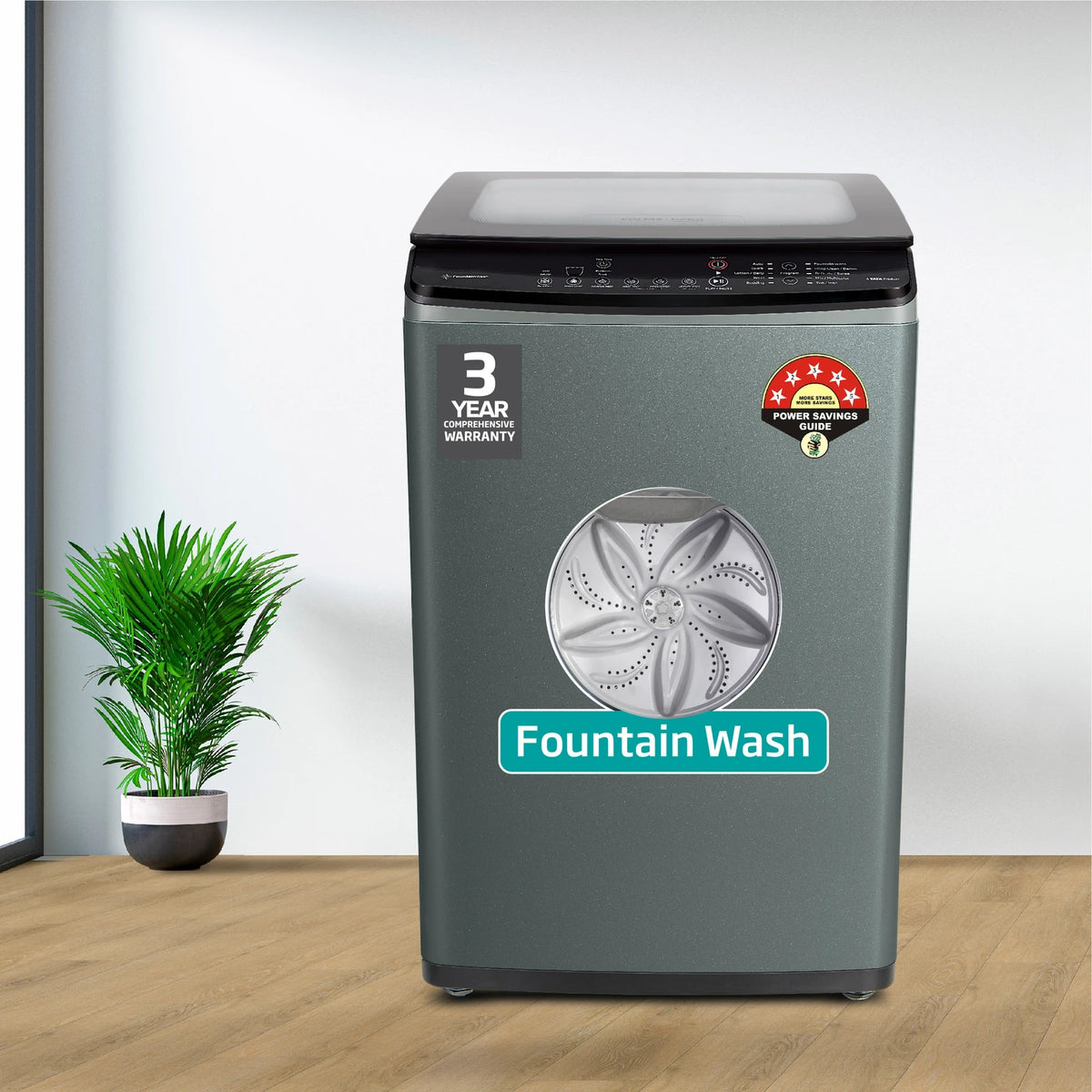 Voltas Beko 8 kg 5 Star Fully Automatic Top Load Washing Machine – WTL8011AU