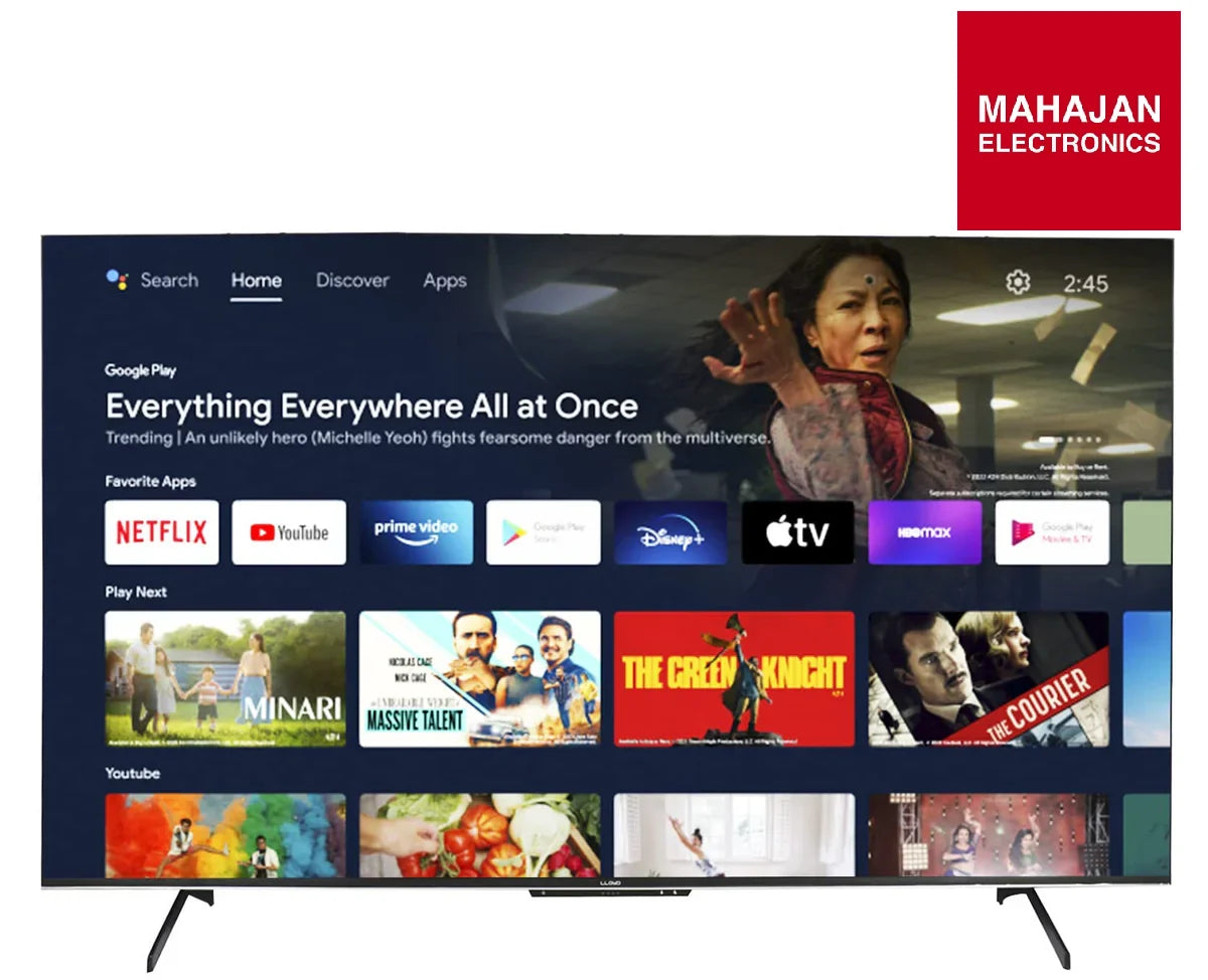 Lloyd 65QX900D 65 Inch 4K Ultra HD Smart QLED Google TV with Dolby Vision, Dolby Atmos & Hands-Free Voice Control