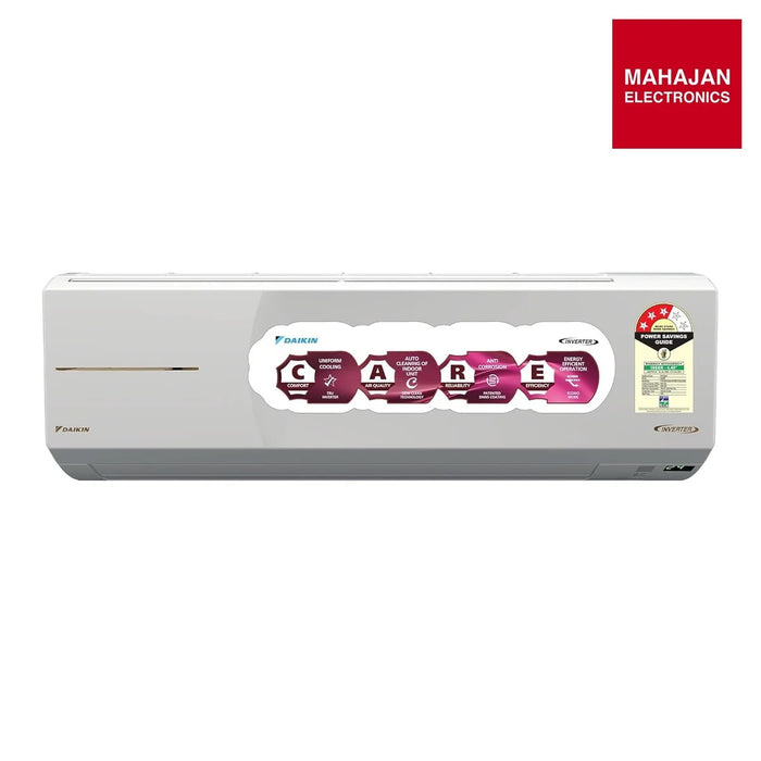 Daikin FTHT50XV16 2026 Series 1.5 Ton 3 Star Hot & Cold Inverter Split AC with Dew Clean, PM 2.5 Filter & Copper Condenser