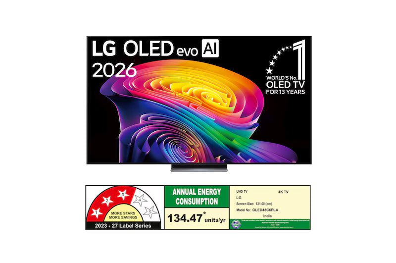 LG 48" OLED evo AI 4K Smart TV – OLED48C6PLA