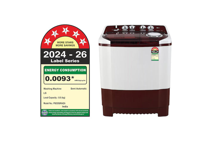 LG 8 Kg Semi Automatic Washing Machine – P8035SRAZA